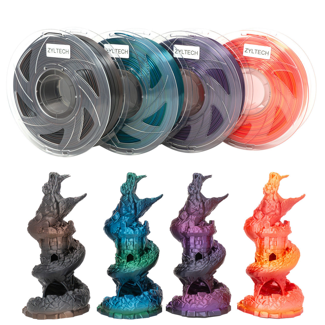 Dual Gradient Silk PLA