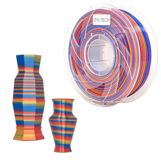 Silk Kaleidoscope Tri-Color